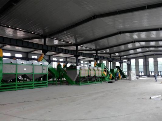 1000kg / h PE فيلم تكسير آلة الغسيل وإعادة التدوير