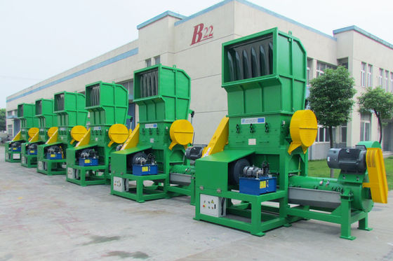 4 قطعة شفرة ثابتة 75kw أكياس جامبو نفايات البلاستيك محطم