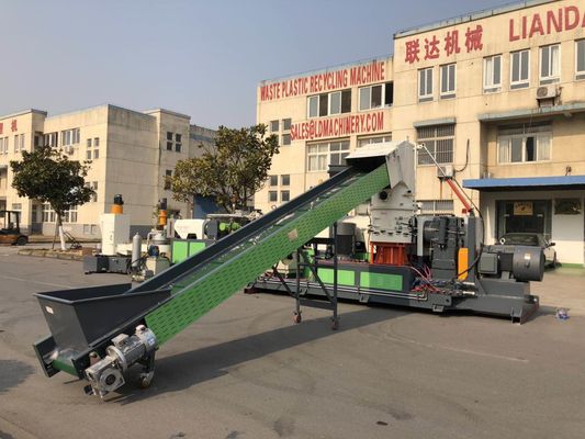 حبيبات PE PP ماكينة ، 198mm آلة تكوير البلاستيك