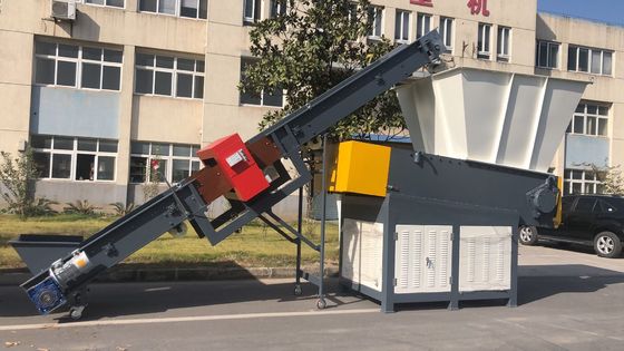 45kw 4 قطعة آلة تقطيع الألياف البلاستيكية ذات الشفرة الثابتة