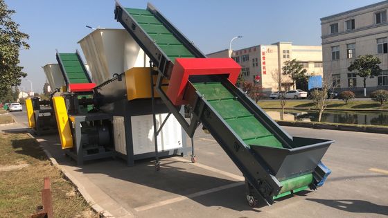 45kw 4 قطعة آلة تقطيع الألياف البلاستيكية ذات الشفرة الثابتة